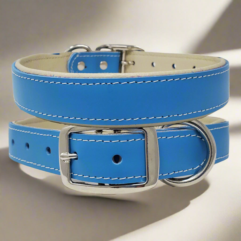 1" Wide Dog leather Collars - Large to Extra Large Dogs