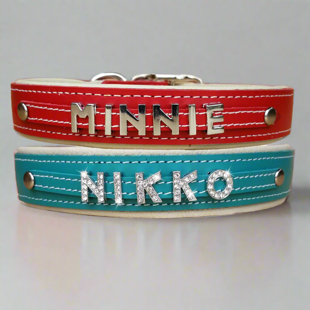 Rhinestones Name Collars