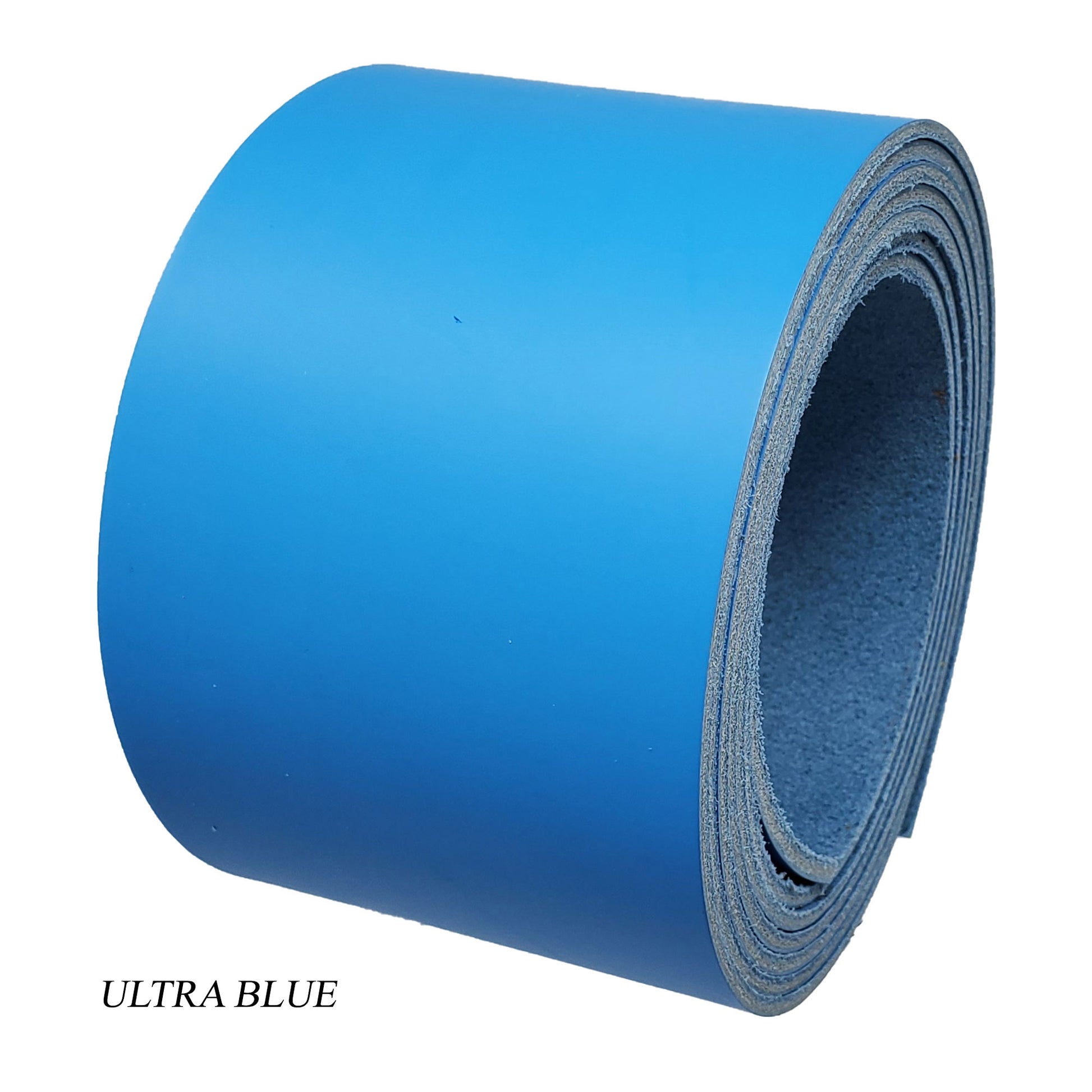 Leather strips latigo 3 wide-ultra blue