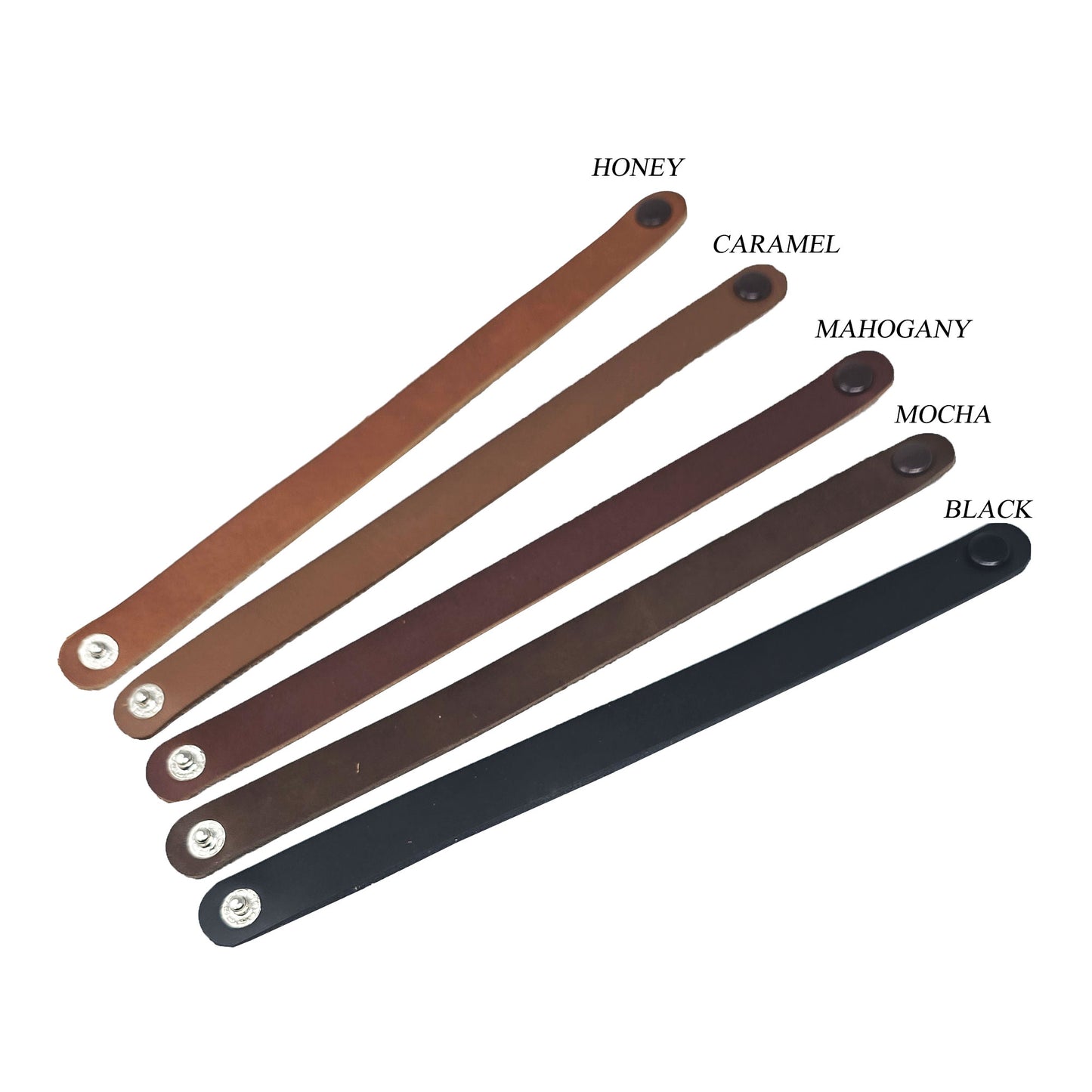 Leather Wristbands 5/8 Inch - Blank, Customization ready