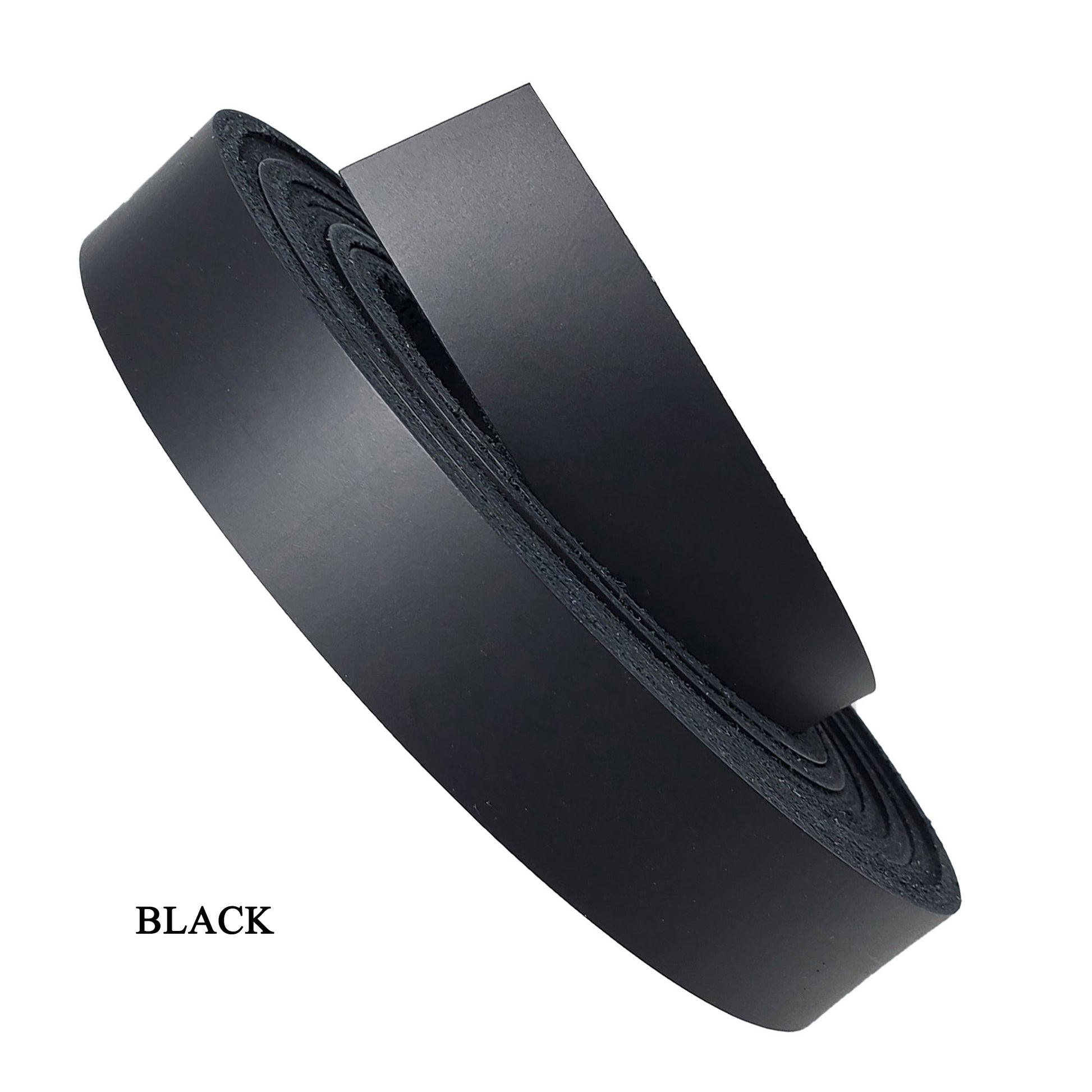 Full grain leather strips latigo 3/4"--black