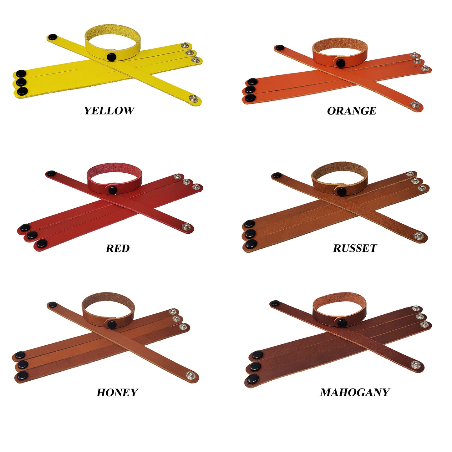 Full grain Leather bracelets blank, 1/2 inch wide in various colors. The bracelets feature a smooth surface suitable for customization