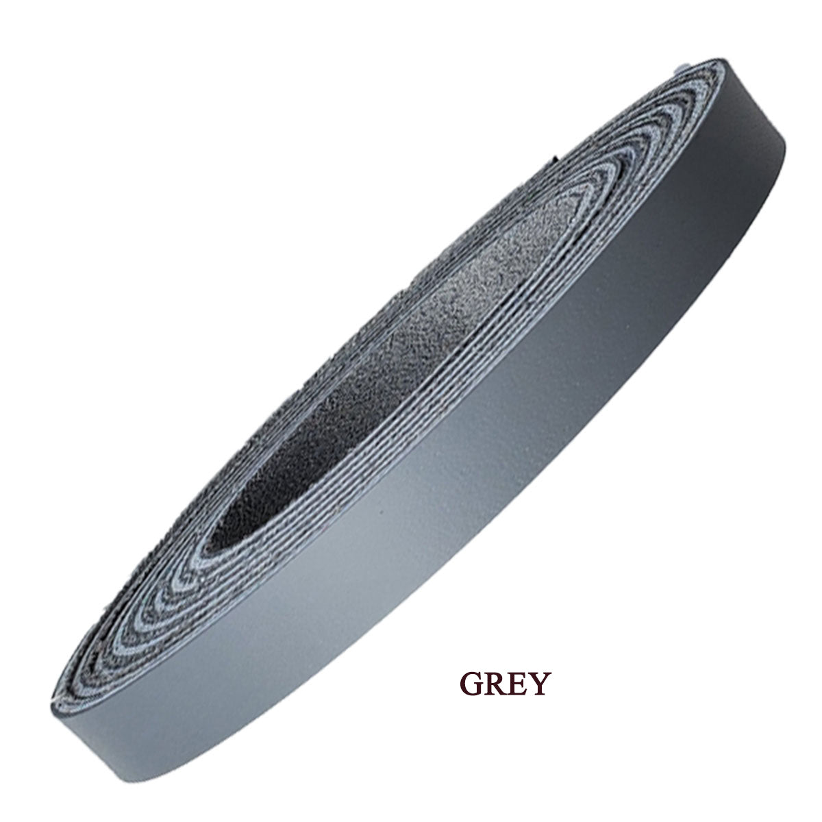 Leather strips 3/8"-grey