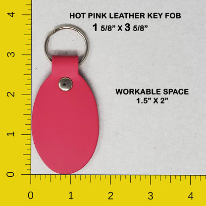 leather keychains workable space