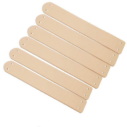 Vegetable Tanned Leather Blanks 1.5" - 6 Packs