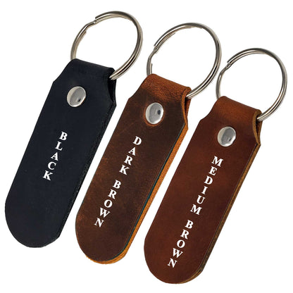 Blank double-sided leather keychains, high-quality and customizable, ideal for crafting personalized keychains and accessories.