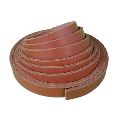 Honey Waxy Latigo Leather Strips 6-7 oz.