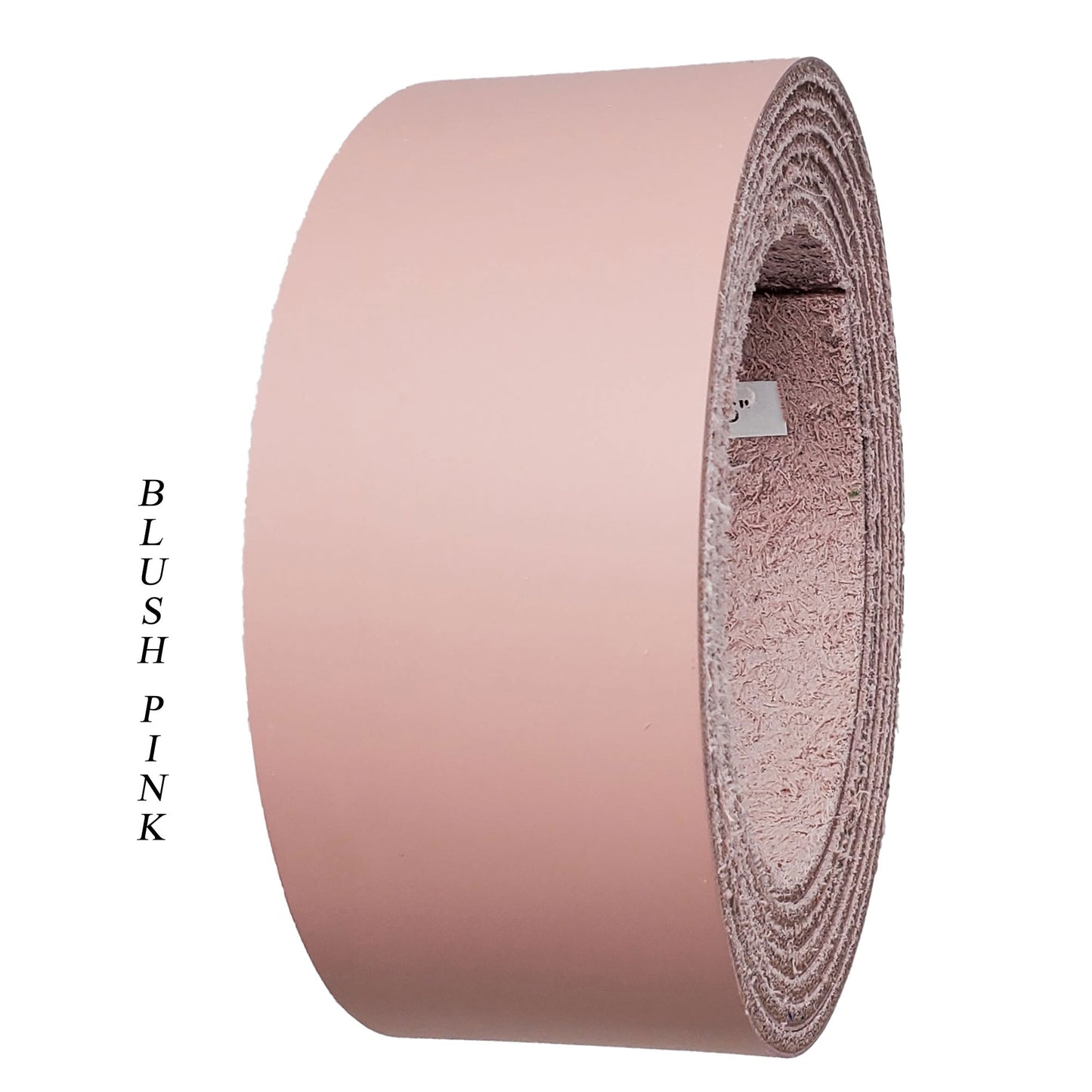 Leather strips-straps-2" wide Latigo-blush pink