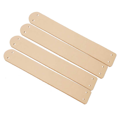 Vegetable Tanned Leather Blanks 2" - 4 Packs