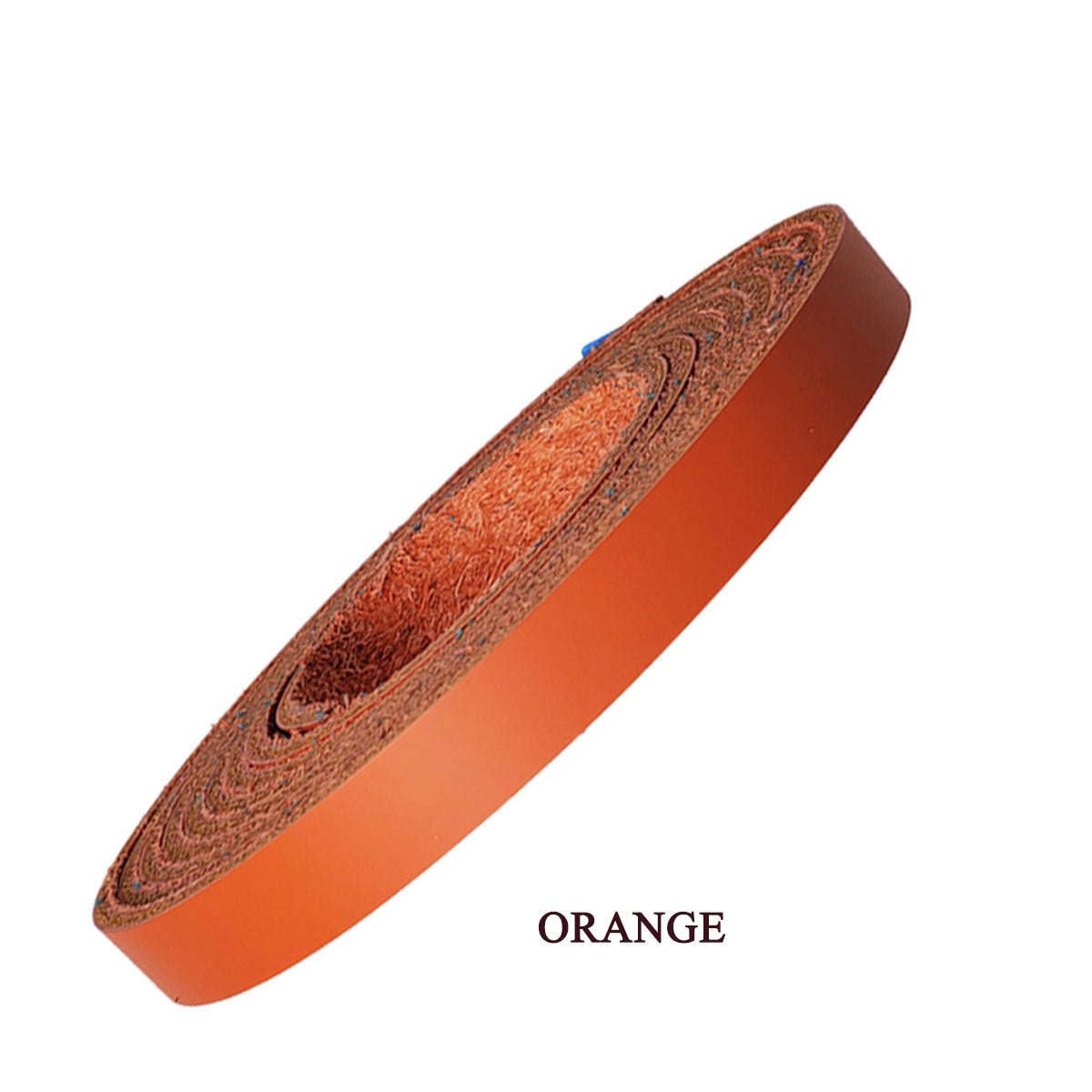 Leather strips 3/8"-orange