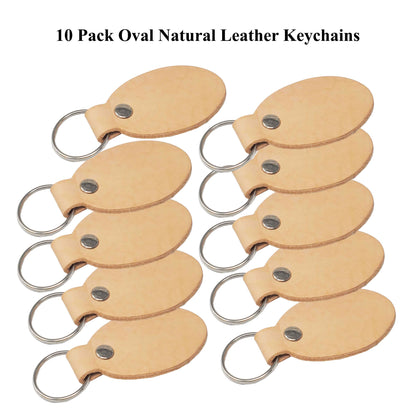 Blank leather keychains, high-quality and customizable, ideal for crafting personalized keychains and accessories.