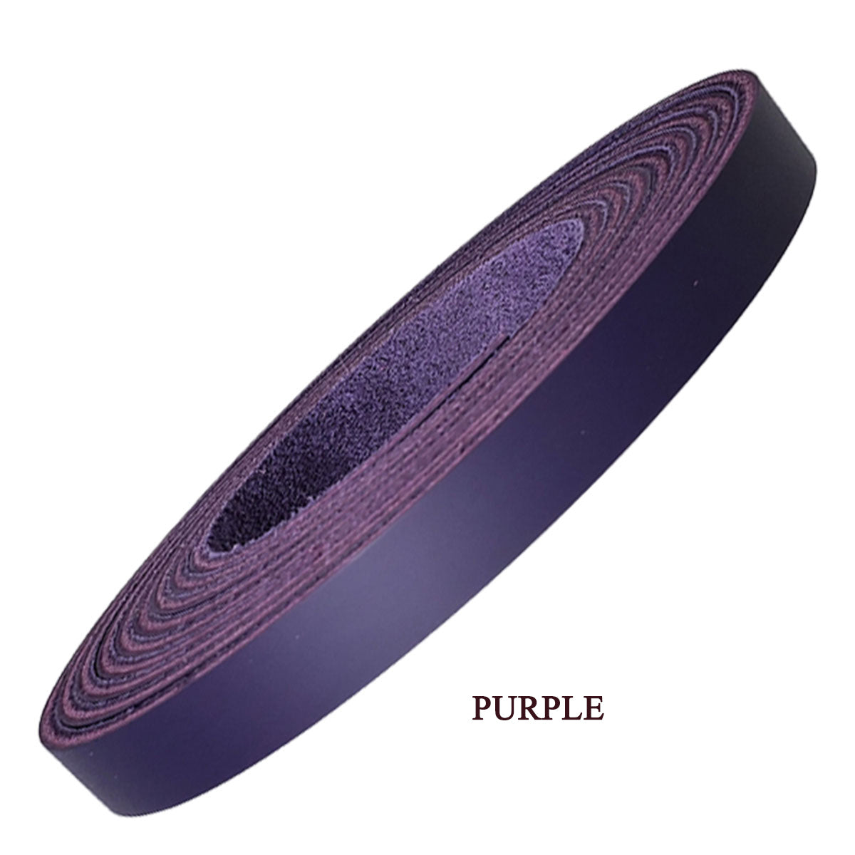 Leather strips 3/8"-purple