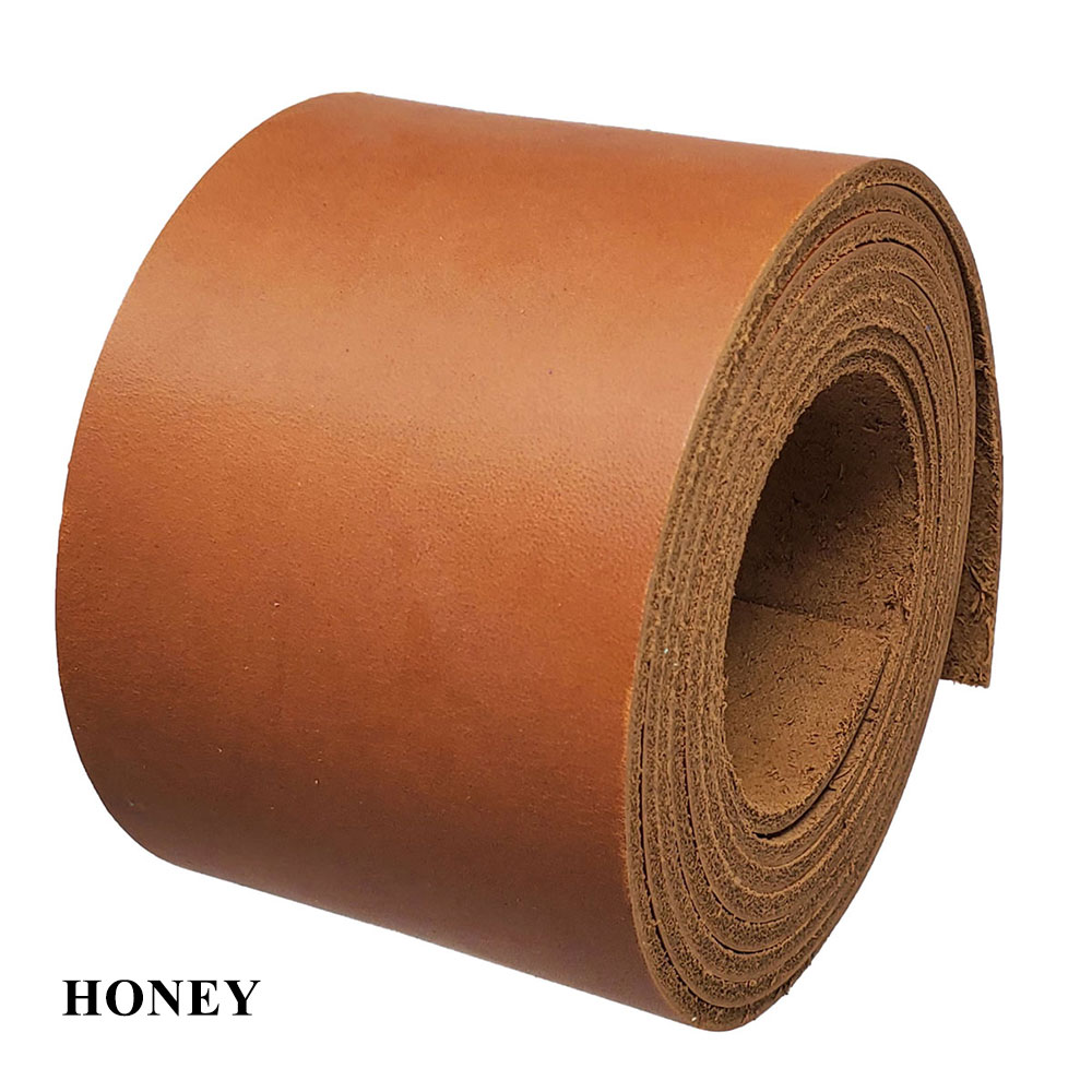 3/8 inch Leather Strips Latigo - Leather Craft Projects - Strong Quality USA Made Leather Strips - Choose Your Color-Length - Pitka Leather