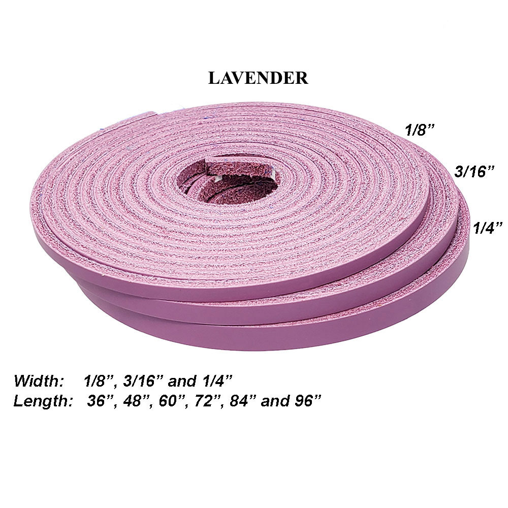 Lace Leather Strings - 1/4 x 36 - Burgundy Latigo - 1 Pair (F150)