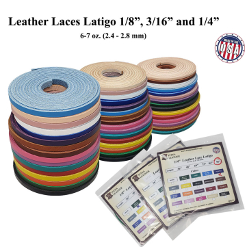 leather laces latigo