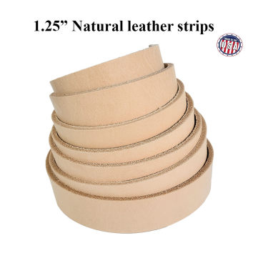natural leather strips