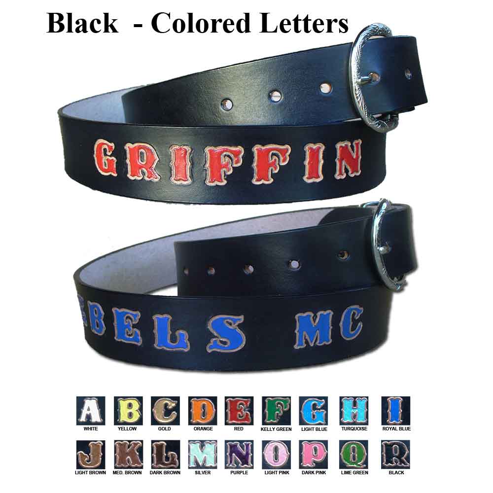 Leather Bracelet Letter Dark Brown Bracelet Personalized Letter