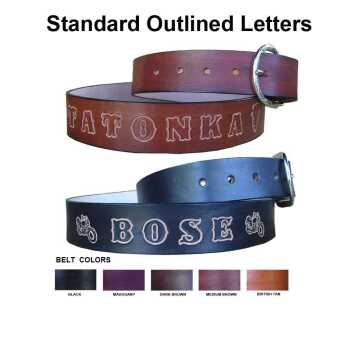 custom leather belt for man