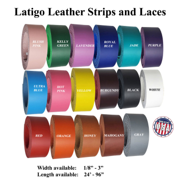 Latigo Leather Strips and Laces