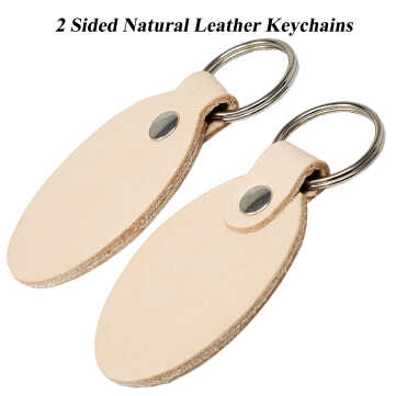 blank leather keychains engraving ready
