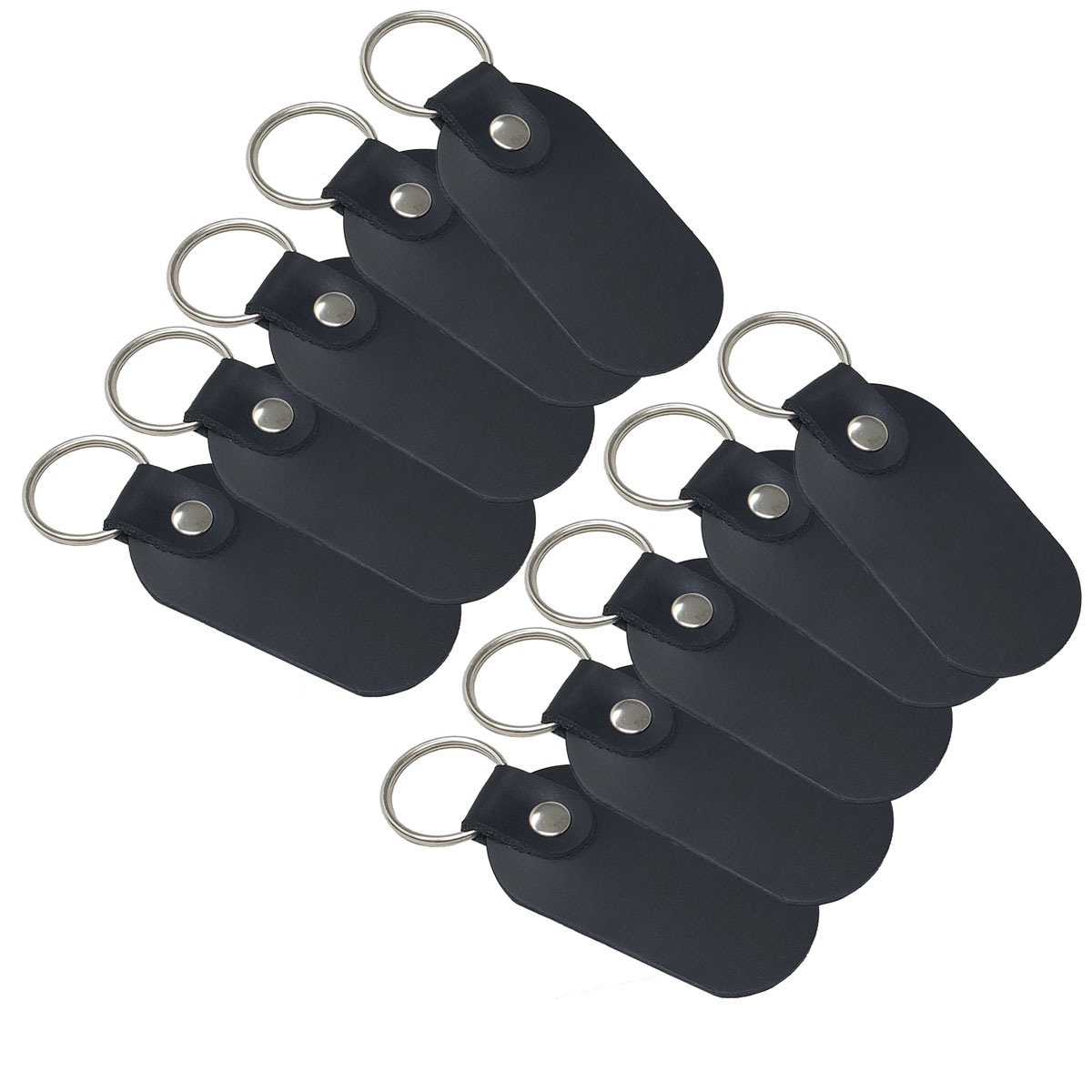 10 Packs Full Grain Blank Leather Keyrings-Hot Foil Stamping, Laser  Engraving-Promotional business gifts – Pitka Leather