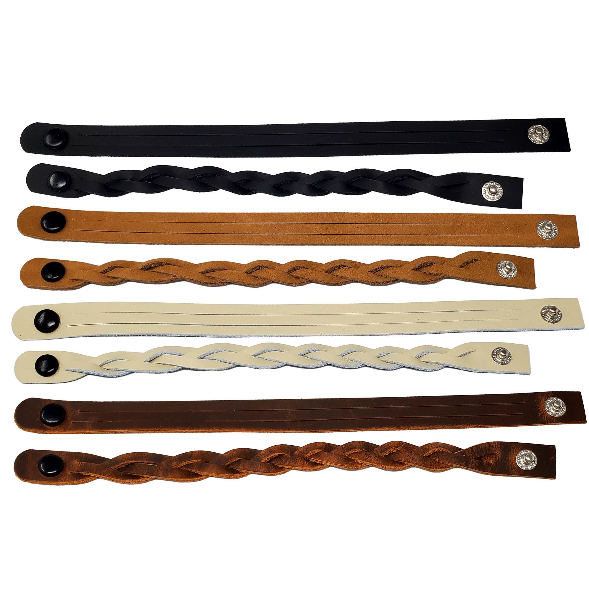 braided leather bracelets DIY kit