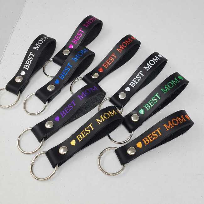customized leather key fobs