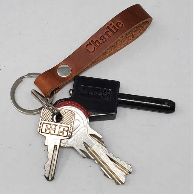 personalized keychains hot stamped