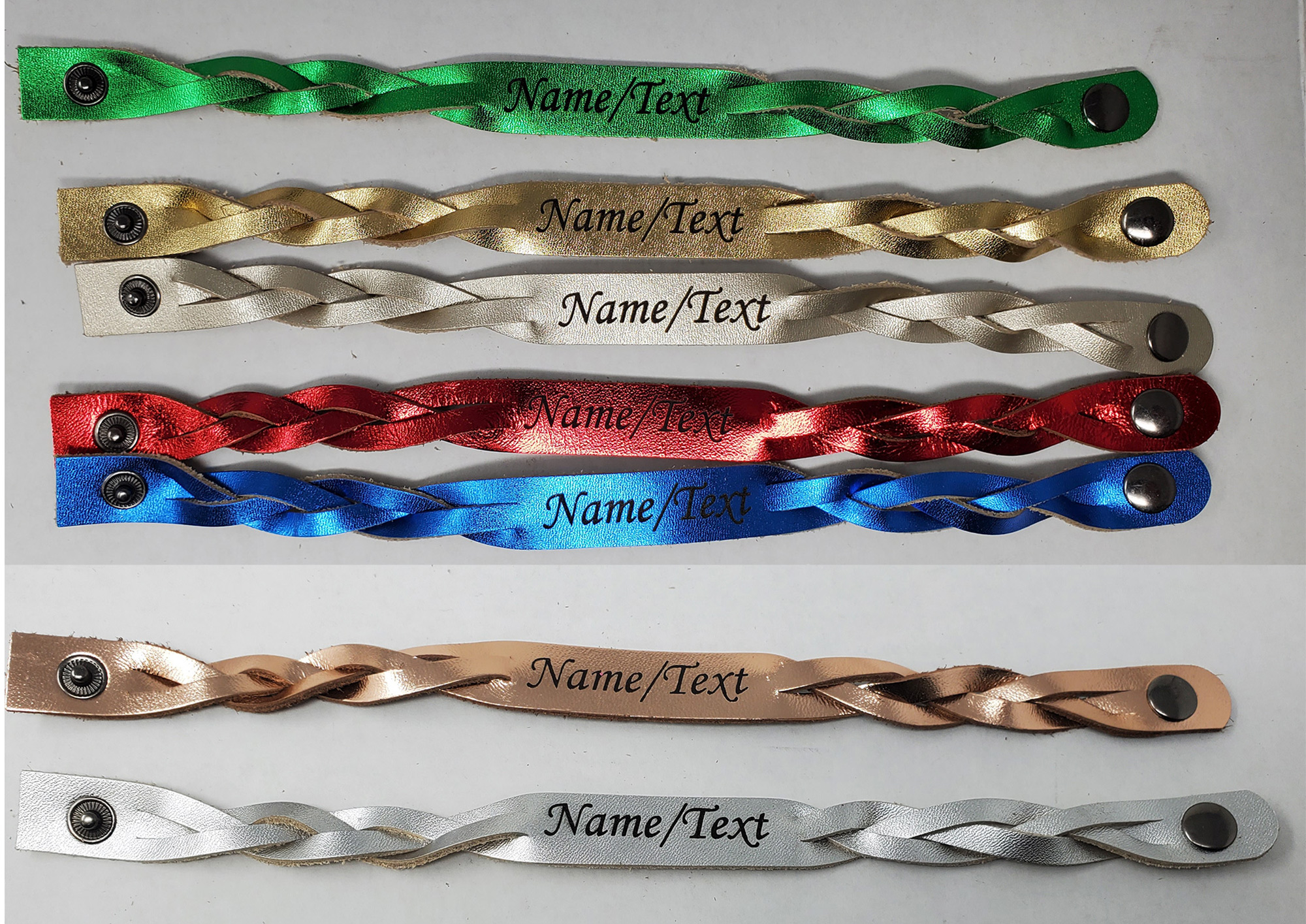 Five Strand Mystery Braided Leather Bracelet. (Set of 2) - Shop 896leather  Bracelets - Pinkoi